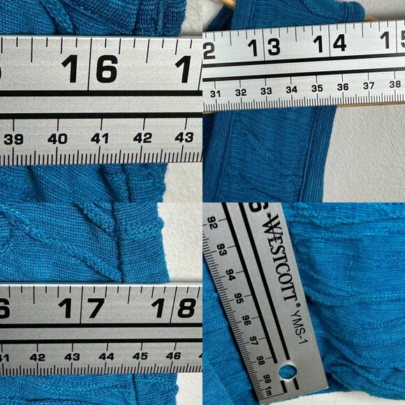 Toad & Co Samba Wave Shift Dress Blue Womens Size Large Tencel Organic Cotton L - Picture 11 of 12